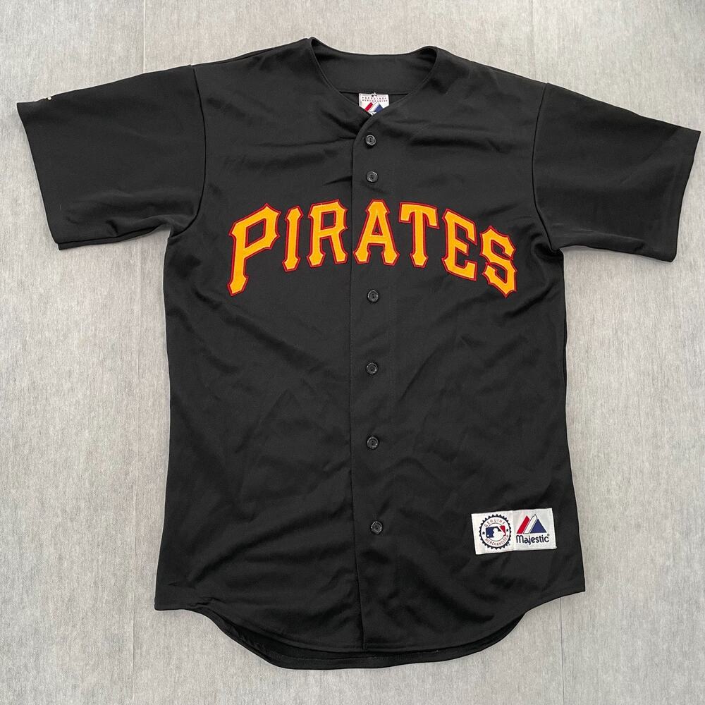 Pittsburgh Pirates Jersey Adult Small Black Sean Casey MLB Baseball USA Mens S